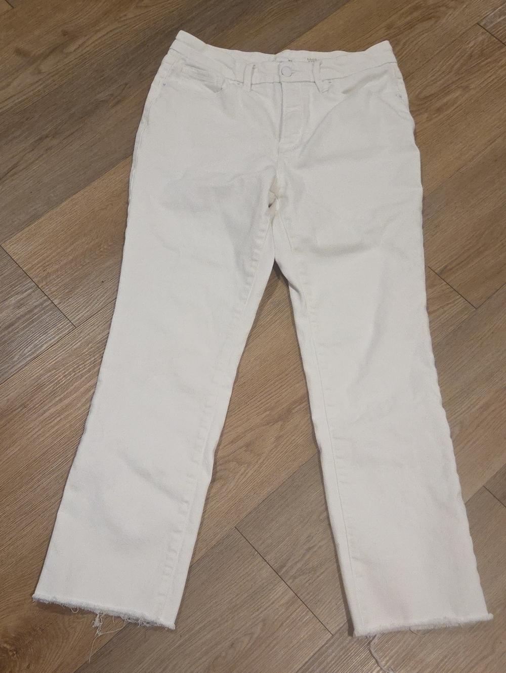 Good American IWhite Straight-Leg Jeans